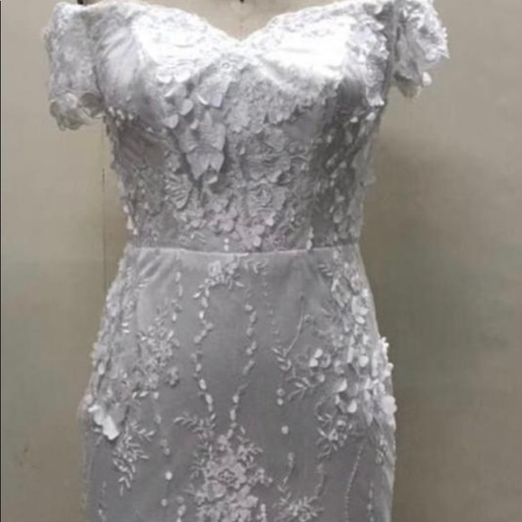 Brand New Custom Made Bridal Dress - Size US 8 - Picture 5 of 7